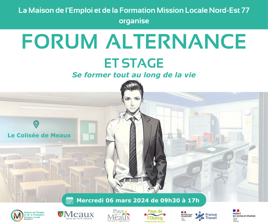 Forum Alternance et Stage le 6 mars à Meaux