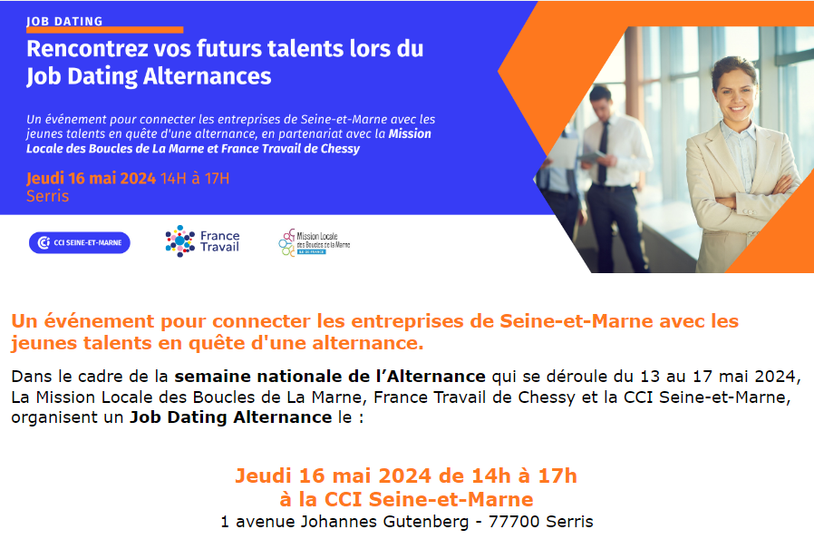 Rencontrez vos futurs talents lors du job Dating Alternances